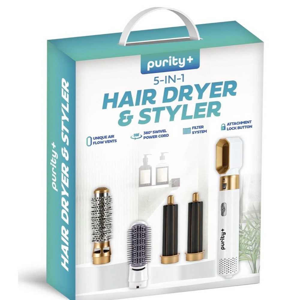 Purity+ 5-in-1 Hair Dryer & Styler